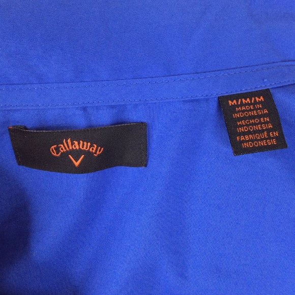 Callaway Golf Top Womens Size Medium Long Sleeve Button Down - Picture 7 of 7
